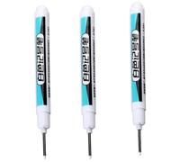 kkiuop Per Metallo Testa Lunga Marker Pen Oily Impermeabile Bianco Pennarello Permanente Per Marcatore Legno Estremo Metallo Plastica Foro Profondo Pelle