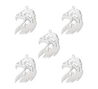 kkjoy 5Pcs Ciondoli di Aquila Fai-da-te in Acciaio Inox per la Creazione di Gioielli e l'Artigianato, per Fare Orecchini Collana Bracciale (Stile 6)