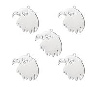 kkjoy 5Pcs Ciondoli di Aquila Fai-da-te in Acciaio Inox per la Creazione di Gioielli e l'Artigianato, per Fare Orecchini Collana Bracciale (Stile 5)