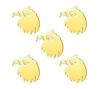 kkjoy 5Pcs Ciondoli di Aquila Fai-da-te per la Creazione di Gioielli e l'Artigianato, Ciondolo in Acciaio Inox per Fare Orecchini Collana (Stile 5)