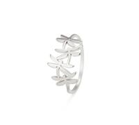 kkjoy Anello a Farfalla in Acciaio Inox Anello degli Elfi Volanti Anello della Libellula Anello della Promessa Gioielli Regalo per le Donne Affascinante Signore