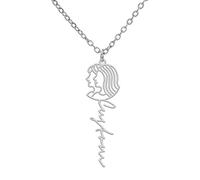 kkjoy Collana di Costellazione Segni Zodiacali Personalizzata con Nome in Acciaio Inox Gioielli di Astrologia per Donne Uomini (Gemelli)