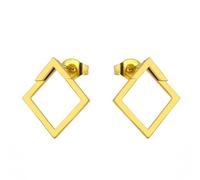 KKJOY Orecchini a Goccia d'Acqua in Acciaio Inox Orecchini Geometrici Quadrati Orecchini Dainty Orecchio Giacca Moda Orecchini Triangolo Gioielli Regalo per le donne di Charme Signore
