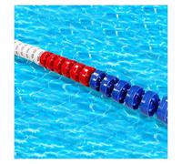 KKJPL Corda di Sicurezza for Piscina con Boa, Adatta for Corsie Interne Ed Esterne, Corda di Sicurezza for Corsie Interne, for Allenamento in Piscina, Competizione, Canottaggio(Nylon,6m/20ft)