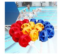 KKJPL Divisori di Sicurezza Galleggianti for Piscine, Linee di Corsia for La Divisione della Piscina, Corsie for Piscine,(Steel,6m/20ft)