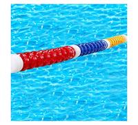 KKJPL Divisorio di Sicurezza for Piscina, Linea di Corsia, Corda di Sicurezza for Piscina Fuori Terra, Lunghezza Regolabile(Steel,15m/50ft)