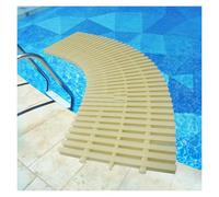 KKJPL Griglia di Scarico for Piscina, Griglia di Scarico for Piscine Fuori Terra, Passerella, Balcone, Doccia(15x100CM/5pieces)