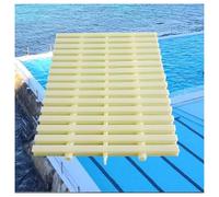 KKJPL Griglie di Scarico for Piscine, Griglie di Scarico, Coperture for Scarichi A Pavimento for Scarichi di Piscine Fuori Terra E Docce for Balconi E Passerelle.(Bone Color,30x100CM/5pieces)