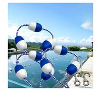 KKJPL Linea di Corsia for Piscina Regolabile da 3,3 A 60 Piedi con 2 Ganci for Dividere Le Corsie della Piscina, Boa A Spirale, Marcatore di Corsia, Divisore di Corsia, Accessori for Piscina(3m/10ft)