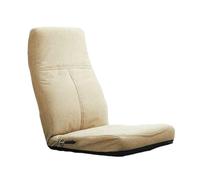 KKJPL Sedia Da Pavimento Con Schienale, Sdraio Da Pavimento Pieghevole, Sedia Da Lettura Ergonomica, 42 Posizioni Regolabili, Adatta Per Soggiorno, Camera Da Letto(Beige)