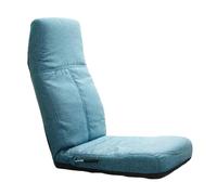 KKJPL Sedia Da Pavimento Con Schienale, Sdraio Da Pavimento Pieghevole, Sedia Da Lettura Ergonomica, 42 Posizioni Regolabili, Adatta Per Soggiorno, Camera Da Letto(Blue)