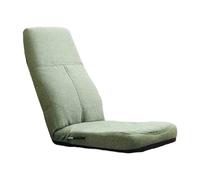 KKJPL Sedia Da Pavimento Con Schienale, Sdraio Da Pavimento Pieghevole, Sedia Da Lettura Ergonomica, 42 Posizioni Regolabili, Adatta Per Soggiorno, Camera Da Letto(Green)