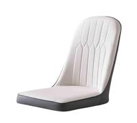 KKJPL Sedia da pavimento pieghevole con supporto posteriore, sedia tatami senza gambe, pavimento ergonomico, spugna ad alta resilienza, per soggiorno e camera da letto (bianco)