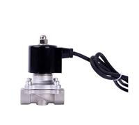 KKKLMMTT Elettrovalvola Subacquea normalmente Chiusa da 3/8 "in Acciaio Inossidabile IP68 elettrovalvola Impermeabile 110 V 24 V 12 V 24 V(G_380VAC)