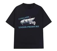 KKKttttSE223 I Collapse Under Pressure T Shirts Black L