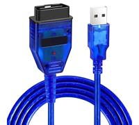 KKL 409.1 OBD2 Cavo diagnostico K-Line interfaccia per veicoli 1996-2009 FTDI FT232RL Chip ISO9141 KWP2000 16 pin a USB OBD Lead legge ABS, airbag, ECU e cambio guasti