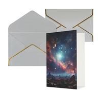 KKLWEGU Biglietto di auguri con buste "Thinking of You", con spazio e grappolo, biglietto di auguri per compleanno, matrimonio, biglietti vuoti per tutte le occasioni, 10 x 15 cm