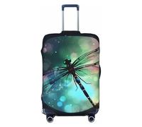 KKLWEGU Galaxy Animal Dragonfly copertura per bagagli elasticizzata lavabile valigia protettiva antigraffio manica elastica valigia protezione valigia custodia protettiva per bagagli copertura per