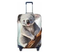 KKLWEGU Koala e farfalla copertura per bagagli elasticizzata lavabile protezione valigia copertura antigraffio manica elastica valigia protezione per bagagli copertura per bagagli adatta per 45-81 cm