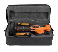 KKnoon Apparecchio per piastrelle da 21 V con 5 velocità regolabili e alta capacità di carico, dispositivo vibrante per la posa di piastrelle da parete e pavimento con livella a bolla (arancione)