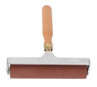 KKPLZZ Brayer, Rullo in Gomma Elastica Morbida e Flessibile per Album di Ritagli di Incisione, con Manico in Plastica Antiscivolo Distribuzione Uniforme della Colla Dell'i (15 cm)