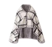 KKPLZZ Coperta Riscaldata Tramite USB Coperta Riscaldata per Adulti Mantella Riscaldante con Sciarpa Calda con Riscaldamento Elettrico