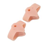 KKPLZZ Correttore per Alluce Valgo, Separatore per Dita dei Piedi per Alleviare il Dolore, Regolatore per Alluce Valgo con Design Ad a Doppio Anello, Materiale in Silicone Mo (Colore della pelle)