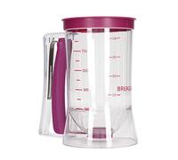 KKPLZZ Dispenser per Pastella, Separatore di Crema per Pastella in ABS da 900 Ml con Bocca Larga e Controllo della Valvola a Maniglia, per Pancake, Cupcake, Waffle