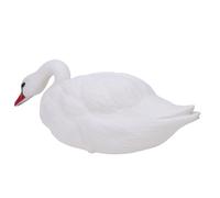 KKPLZZ Esca per Cigno in Plastica, Decorazione Realistica di Un'oca Galleggiante per Stagno, Giardino, Piscina, Lago, 18,11x7,48x7,09 Pollici