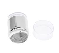 KKPLZZ Kit Stamper per Nail Art, Stamper in Silicone Trasparente a Doppia Testa con Adesivo Forte e Bordo con Motivo Floreale in Pizzo, per Unghie Naturali e Trasferimento Accurato (Argento)