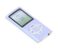 KKPLZZ Lettore MP3, Scheda di Memoria da 64 GB Lettore Musicale HiFi con Schermo a Colori da 1,8 Pollici, per Riproduzione MP3 WMA APE FLAC WAV OGG (Blu Viola)