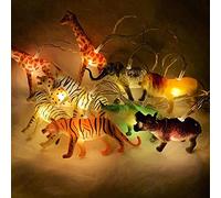 KKPLZZ Luci di stringa di animali selvatici,10 LED Luci di fata di animali Luci fantastiche di fata a LED,luci di stringa appese all'albero di Natale per la decorazione di interni ed esterni di Natale