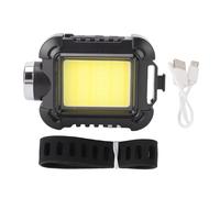 KKPLZZ Marking on Tlashlight, LED a Prova d'Acqua Luce con Luce SOS SOS per Le Avventure Esterne in Bicicletta Escursionistiche (Nero)