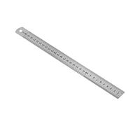KKPLZZ Righello in Acciaio Inossidabile da 30 Cm, Scala Trasparente con 2
