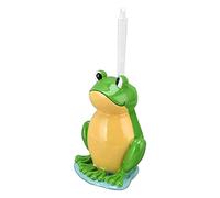 KKPLZZ Scopa per WC a Forma di Animale, con Design a Cartone Animato e Supporto, Testina Girevole a 360 Gradi per Bagno, Casa, Appartamento e dormitorio.