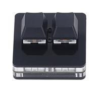 KKPLZZ Tastiera Gioco a 2 Tasti, Mini Tastiera Programmabile con USB Type C Plug and Play, per OS X Office Game Music Media