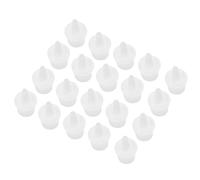 KKPLZZ Ugelli per Colla per Extension Ciglia 20 Pezzi, Punte Universali per Bottiglie di Colla per Prevenire Intasamenti e Indurimento, con Diametro di 0,4 Pollici, per Saloni