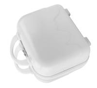 KKPLZZ Valigia da Viaggio Piccola da 14 Pollici, Mini Valigia Rigida da Cabina con Piedini Antiscivolo e Divisori Interni, per il Vano Portabagagli dell'aereo. (Bianco crema)