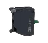 KKPOPP Interruttore a Pulsante ZENL1111 Blocco contatti con Ritorno a Molla 1/No per Segnale di Controllo istantaneo di automazione Industriale