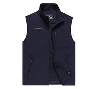 YDSH Gilet Uomo Taglie Forti Giacca Smanicata Outdoor Tooling Senza Maniche Casual Lavoro Fotografia Pesca Campeggio M-5XL