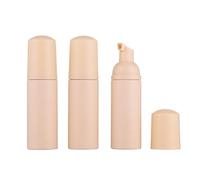 kkrrammii 3 flaconi da 60 ml con pompa in schiuma, da viaggio, ricaricabili, in schiuma, dispenser di sapone in plastica, bottiglie da viaggio per articoli da toeletta detergenti per la cura della