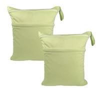 kkrrammii Sacchetti impermeabili per pannolini bagnati, 11,8 x 35,8 cm, grandi, impermeabili, con doppia cerniera, riutilizzabili, in poliestere, per pannolini per bambini, costumi da bagno, yoga