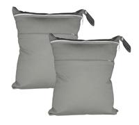 kkrrammii Sacchetti impermeabili per pannolini bagnati, 11,8 x 35,8 cm, grandi, impermeabili, con doppia cerniera, riutilizzabili, in poliestere, per pannolini per bambini, costumi da bagno, yoga