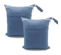 kkrrammii Sacchetti impermeabili per pannolini bagnati, 11,8 x 35,8 cm, grandi, impermeabili, con doppia cerniera, riutilizzabili, in poliestere, per pannolini per bambini, costumi da bagno, yoga