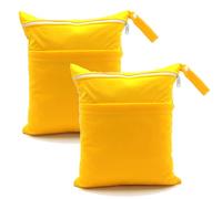 kkrrammii Sacchetti impermeabili per pannolini bagnati, 11,8 x 35,8 cm, grandi, impermeabili, con doppia cerniera, riutilizzabili, in poliestere, per pannolini per bambini, costumi da bagno, yoga