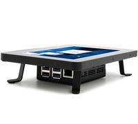 KKSB Case for Raspberry Pi Touch Display 2 with Case for Raspberry Pi 5 - Angled Feet Included for Orizzontal Orientation on The Desk, Table or Counter