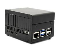 KKSB CASE RPI5HC - Alloggiamento per Raspberry Pi 5 + HAT e dissipatore di calore,