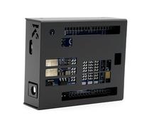 KKSB Cases KKSB Custodia in Metallo per Arduino Uno R4 - Compatibile con Uno R4 WiFi e Uno R4 Minima - Alluminio anodizzato Nero, sabbiato