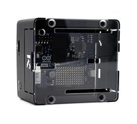 KKSB Custodia per Arduino Uno Q - Custodia alta in alluminio e acciaio con coperchio in policarbonato trasparente
