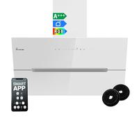 KKT KOLBE Cappa aspirante inclinata ECCO9005WM, 90 cm, bianco